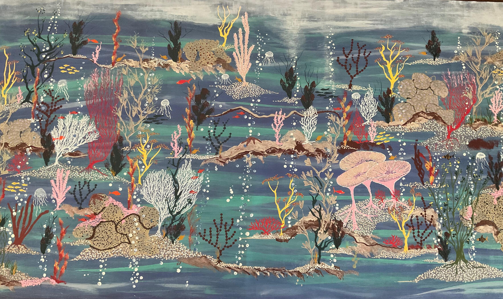 The Reef Acrylic on Canvas 180x160 $1,150