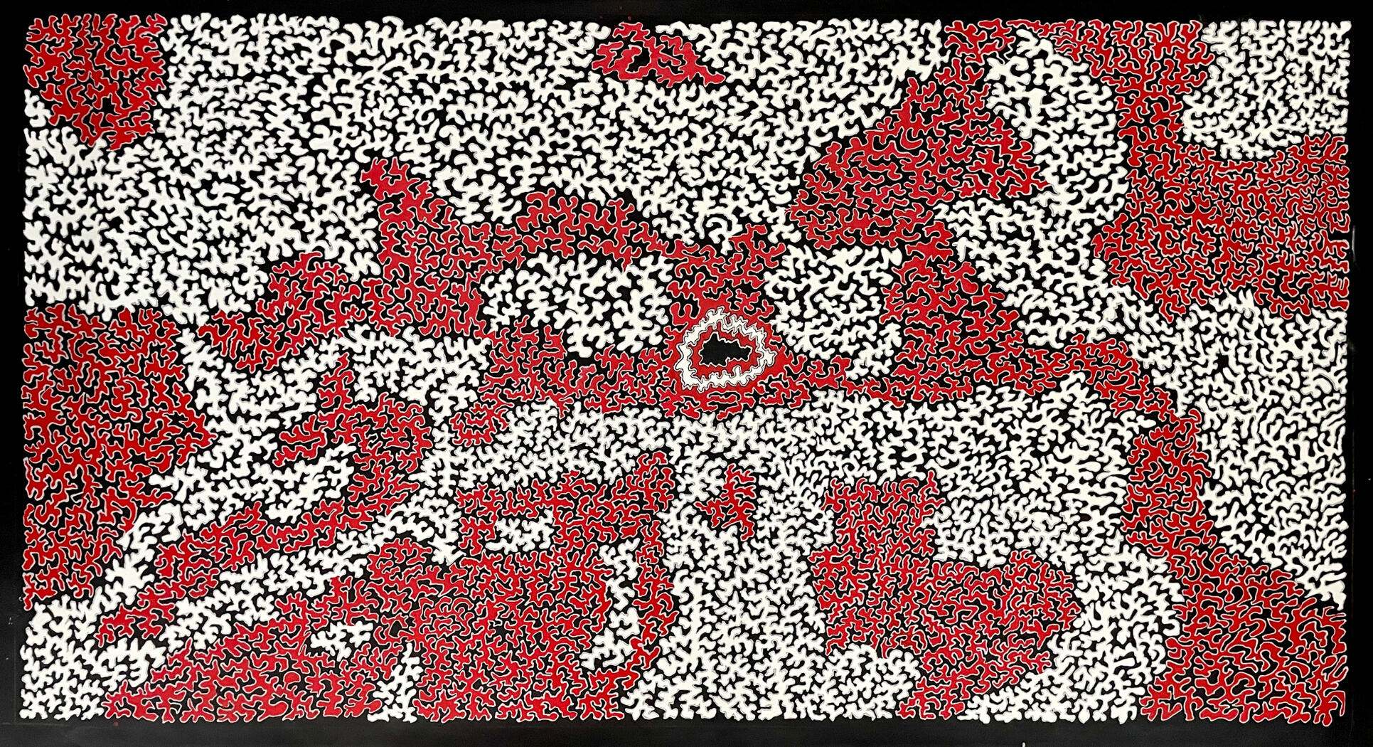 Crimson Reef Acrylic on Canvas 85x159 $1,150(